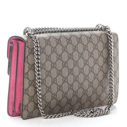 Gucci GG Supreme Monogram Small Dionysus Shoulder Bag Pink 3 of 10