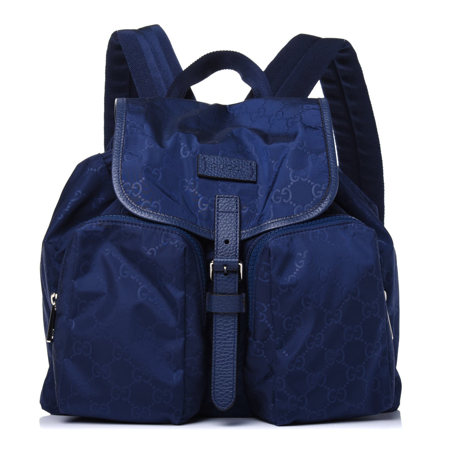 Nylon Monogram Medium Light Single Buckle Backpack Tide