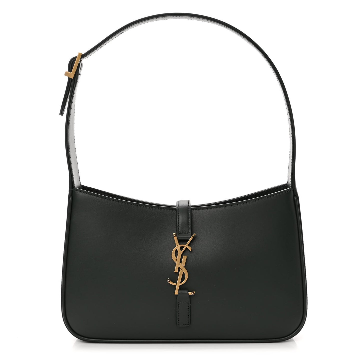 Smooth Calfskin Le 5 A 7 Hobo Vert Fonce