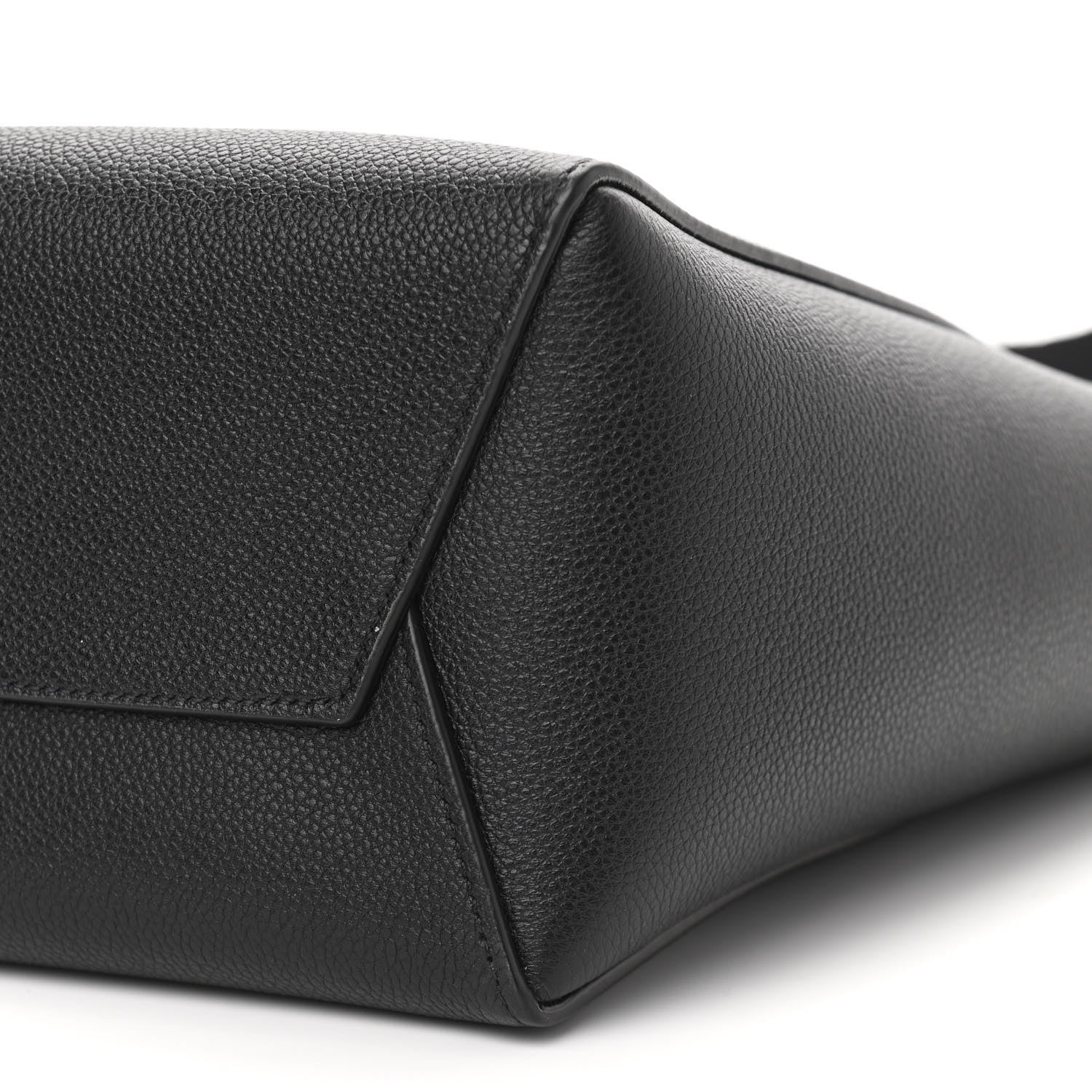 Celine Soft Grained Calfskin Small Sangle Bucket Bag Black 9 of 9