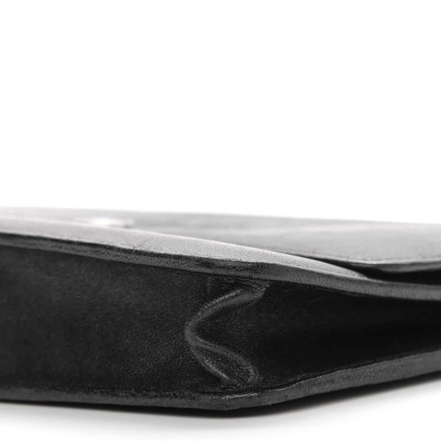 Chanel Goatskin Wallet on Chain WOC Black 9 of 12