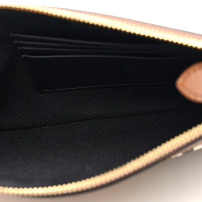 Burberry Horseferry Check Peyton Crossbody Clutch Bag Malt Brown 6 of 9