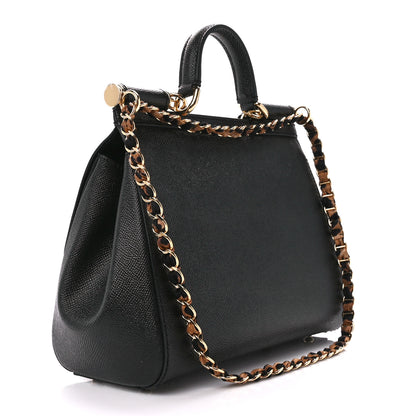 Dolce & Gabbana Dauphine Medium Miss Sicily Satchel Black 3 of 10