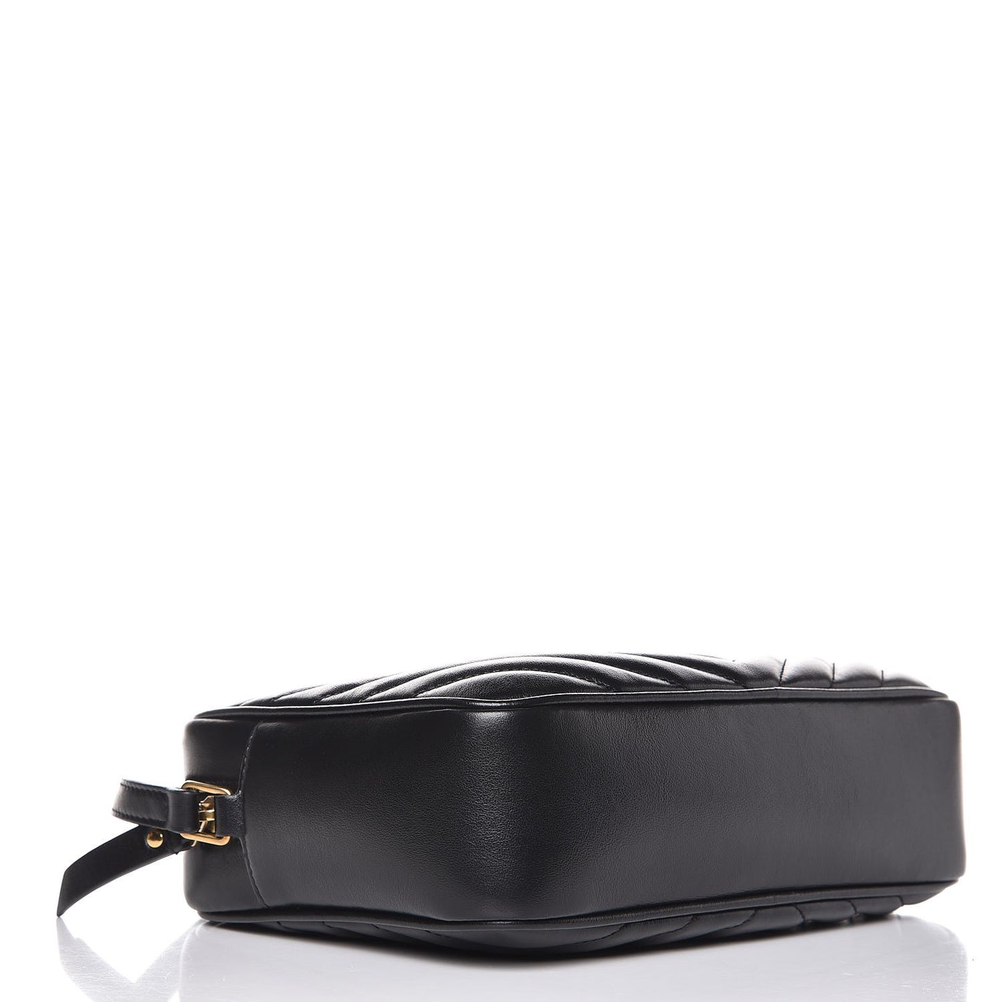 Calfskin Matelasse Monogram Lou Camera Bag Black