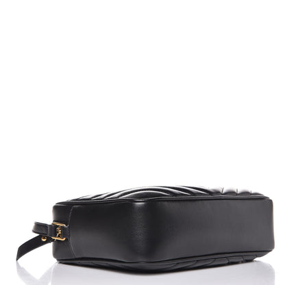 Saint Laurent Calfskin Matelasse Monogram Lou Camera Bag Black 4 of 8