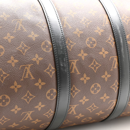 Louis Vuitton Monogram Macassar Keepall Bandouliere 45 12 of 13