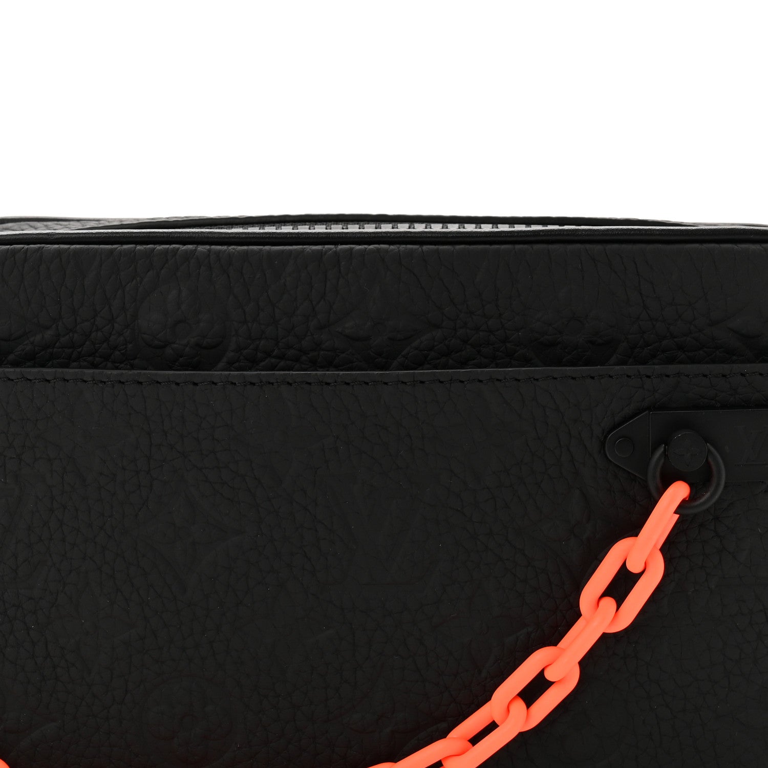 Louis Vuitton Taurillon Monogram Uniformes Solar Ray Soft Pochette Volga Belt Bag Black 8 of 11