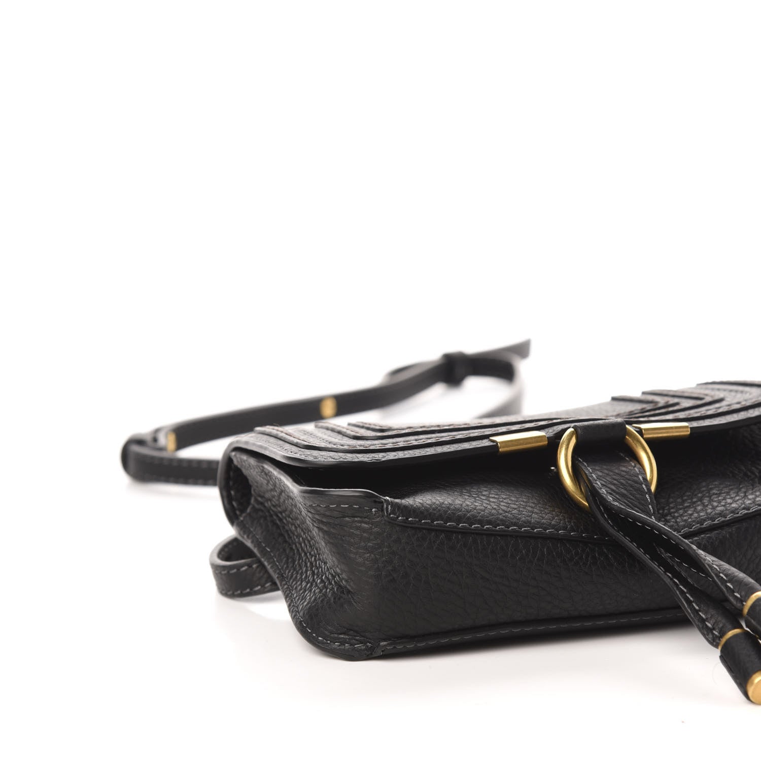 Chloe Calfskin Marcie Convertible Belt Bag Black 8 of 11