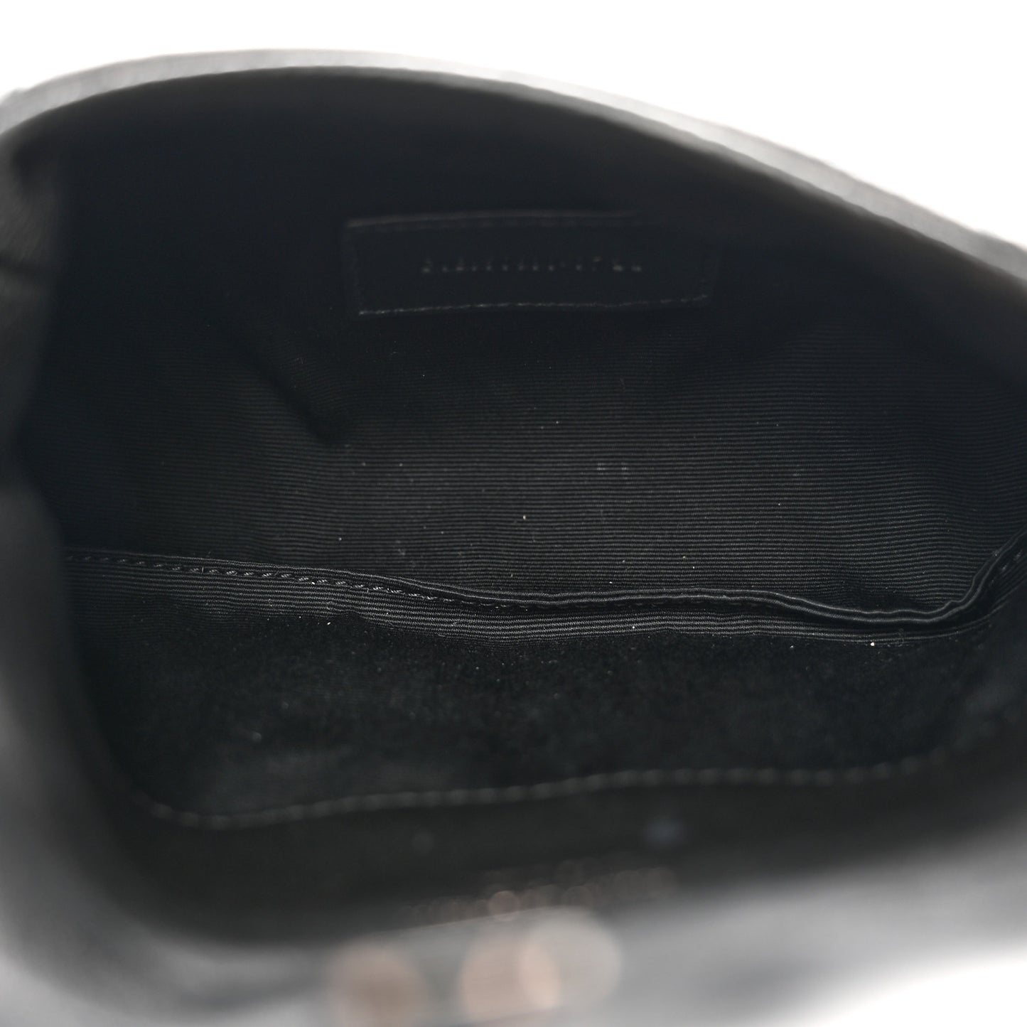 Lambskin Monogram Loulou Puffer Pouch Clutch Black