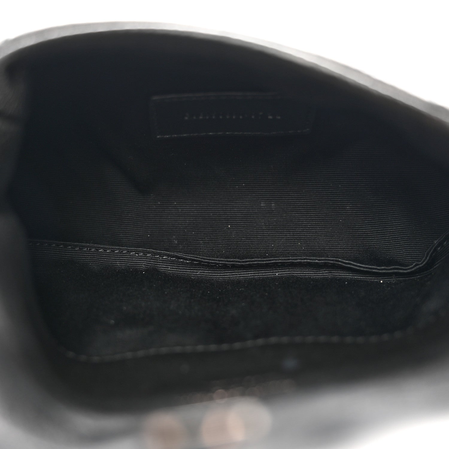 Saint Laurent Lambskin Monogram Loulou Puffer Pouch Clutch Black 5 of 8
