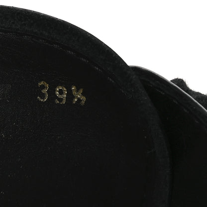 Prada Spazzolato Wingtip Brogue Platform Derby 39.5 Black 10 of 12