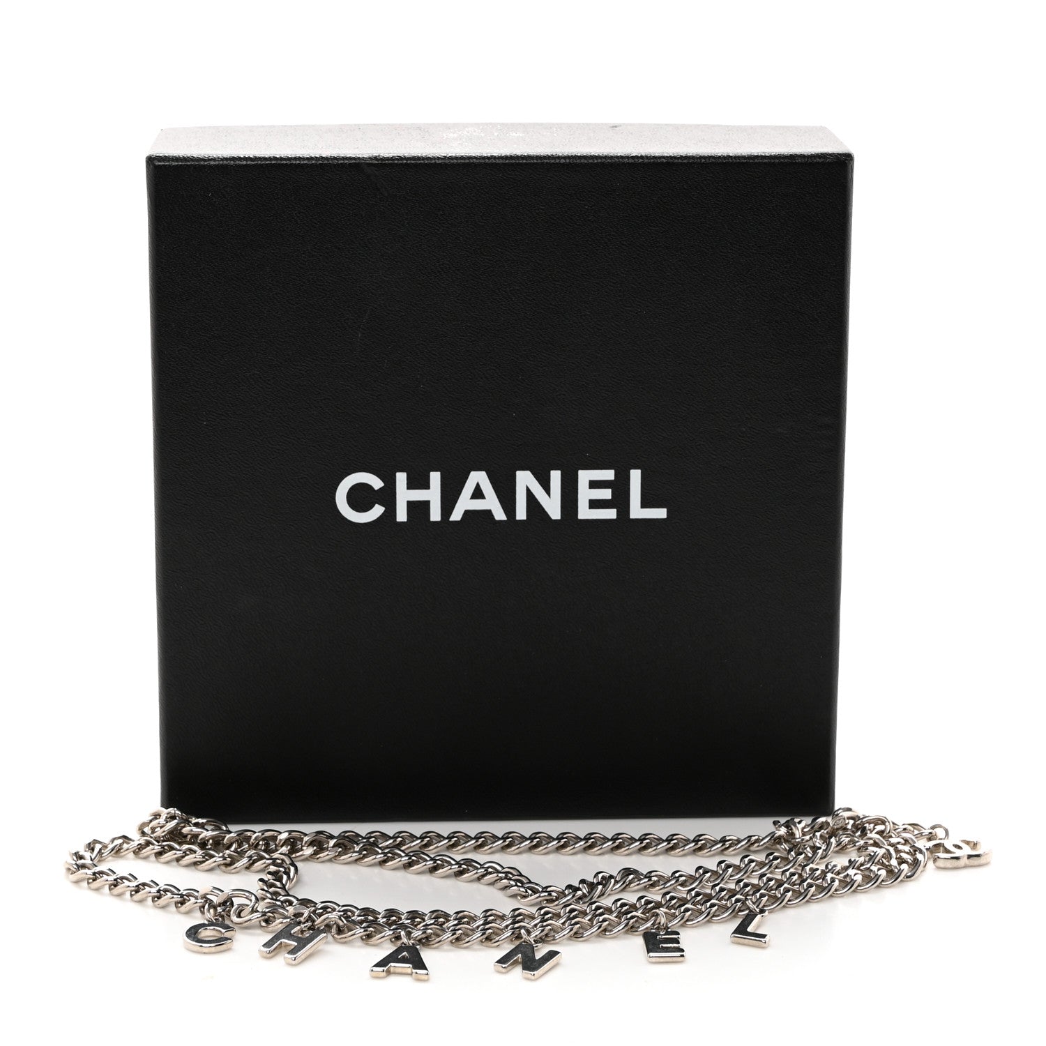 Chanel Metal CC Chain Logo Belt Silver 5 of 5