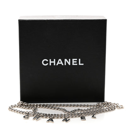 Chanel Metal CC Chain Logo Belt Silver 5 of 5