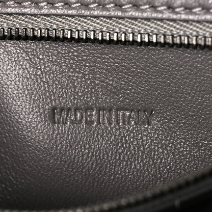 Balenciaga Shiny Calfskin Python Effect Small Hourglass Top Handle Bag Dark Grey Black 7 of 13
