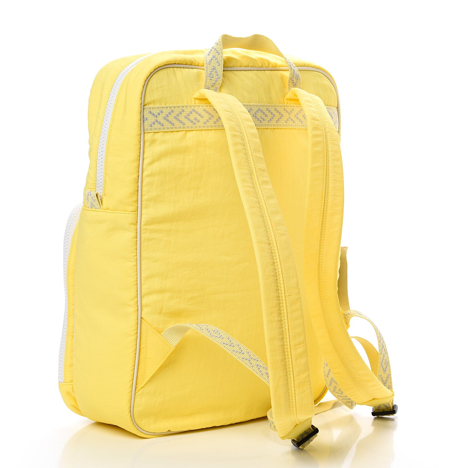 Gucci Nylon Twill Blind For Love Interlocking G Backpack Pastel Yellow Multicolor 2 of 9