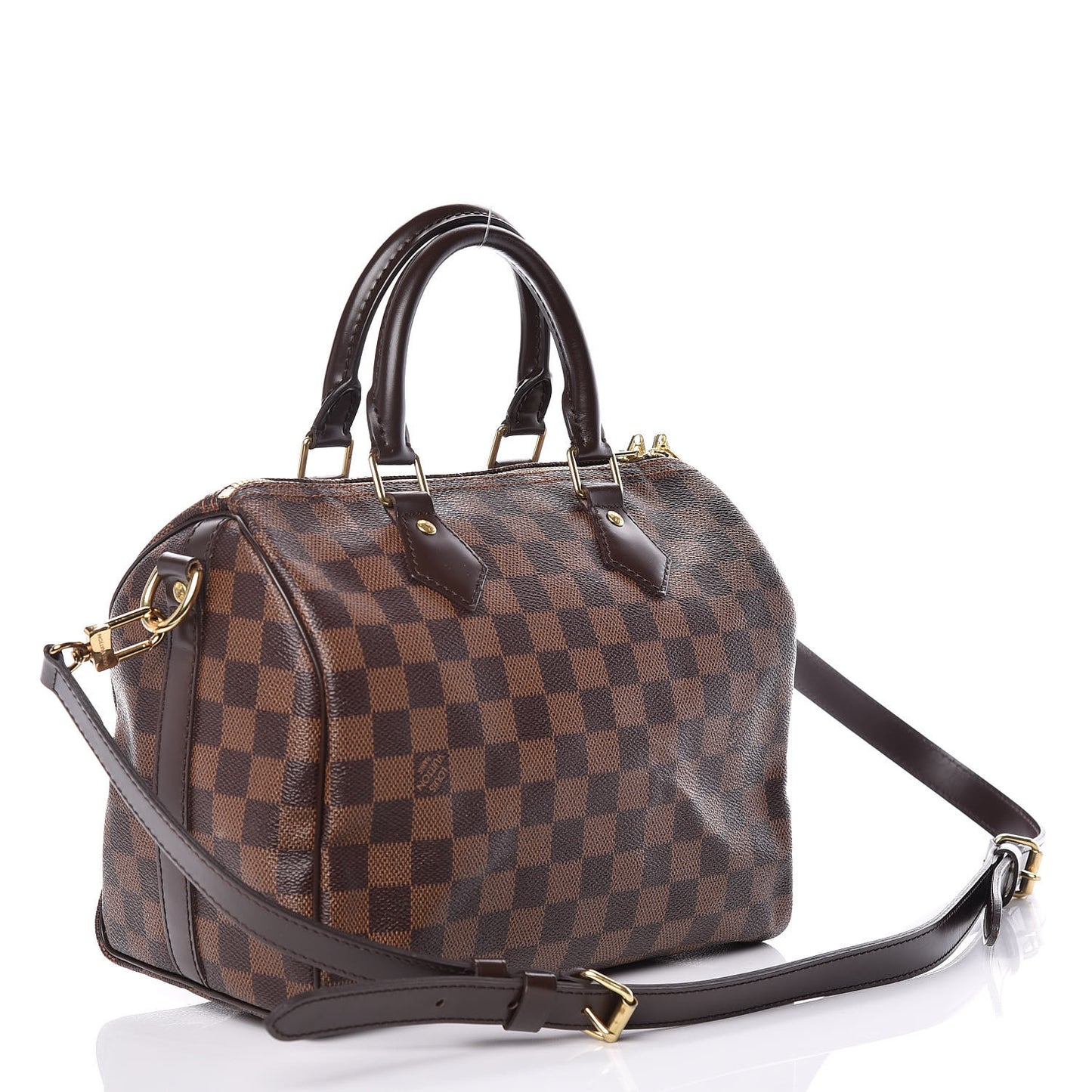 Damier Ebene Speedy Bandouliere 25
