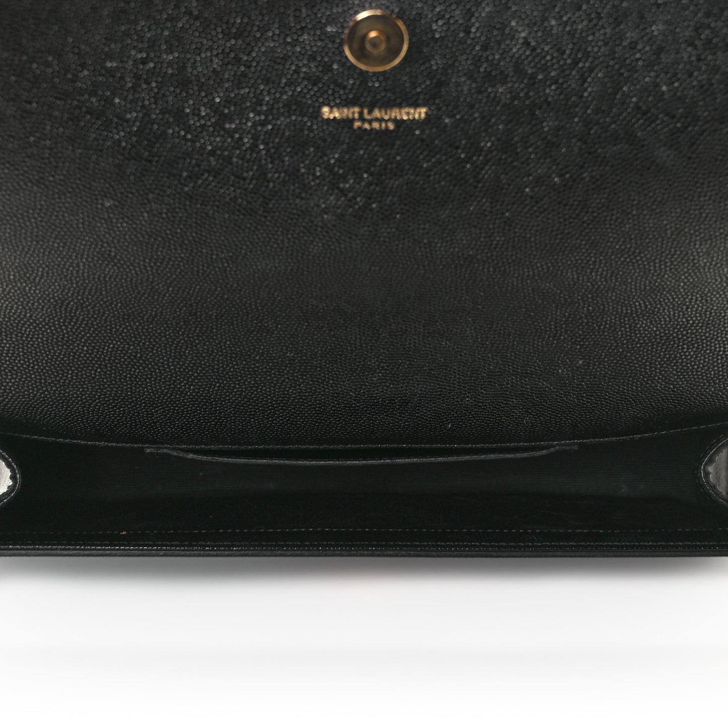 Grain De Poudre Monogram Cassandre Clutch Black