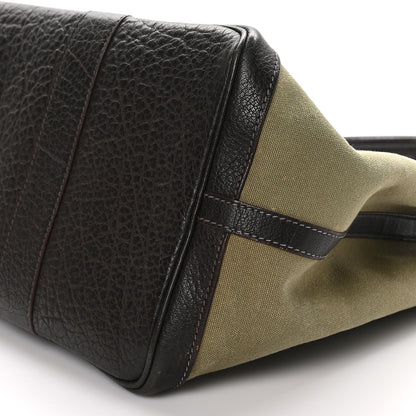 Hermes Buffle Skipper Toile Garden Party 36 MM Tote Olive 9 of 14