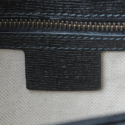 Gucci Textured Calfskin Bright Bit Flap Bag Nero Black 6 of 7