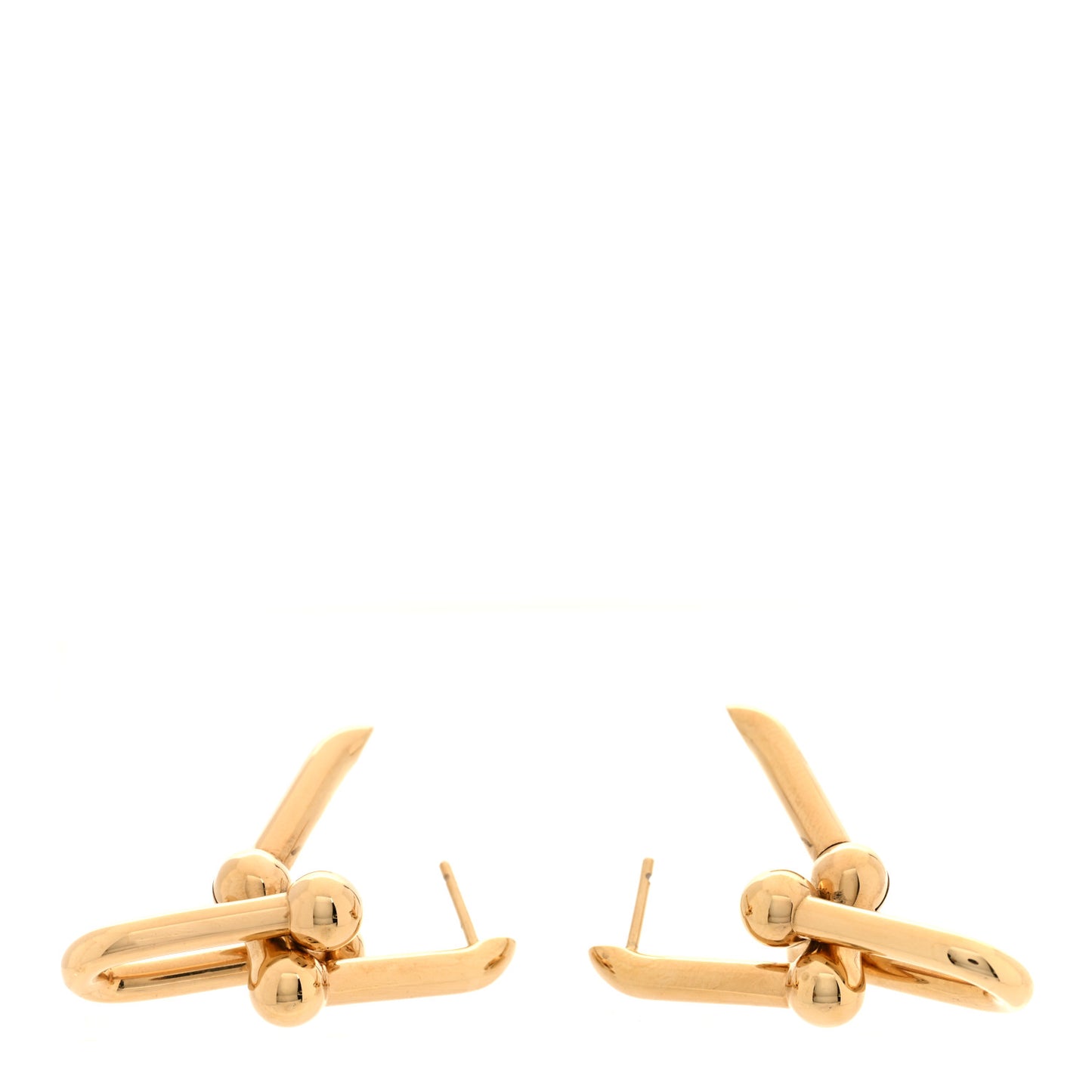 18K Yellow Gold Large HardWear Link Earrings