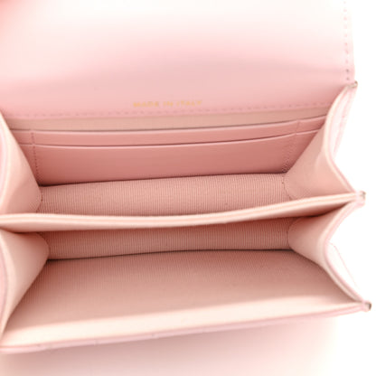 Chanel Lambskin Quilted Pick Me Up Clutch With Chain Pink 5 of 12