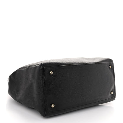 Chanel Caviar Tall Cerf Tote Black 3 of 9