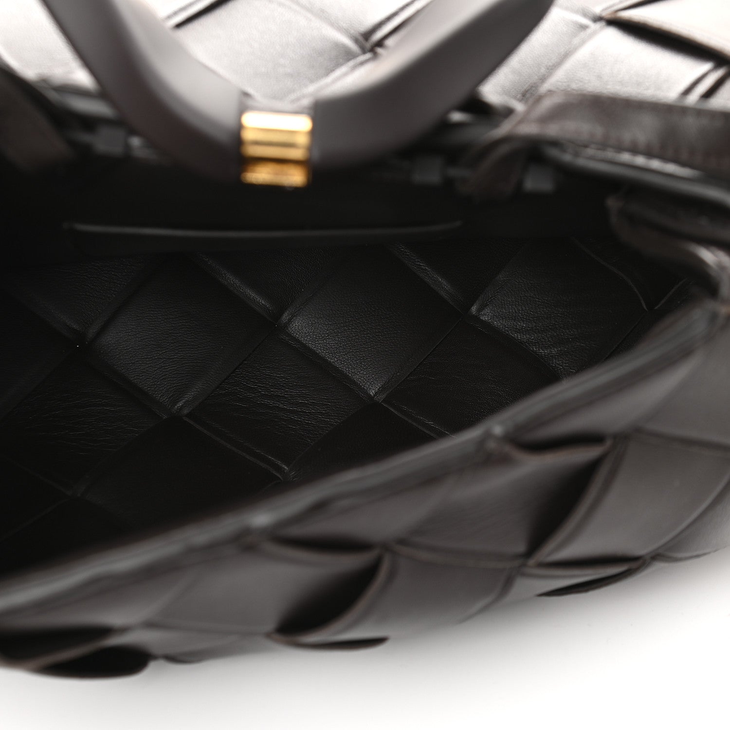 Bottega Veneta Nappa Maxi Intrecciato Grasp Top Handle Bag Fondant 6 of 9