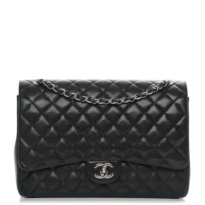 Chanel Caviar Quilted Maxi Double Flap Black 1 of 8