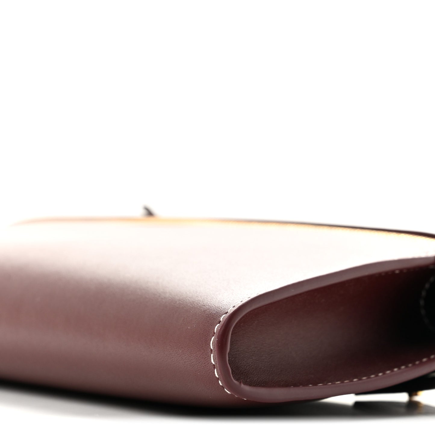 Smooth Calfskin Extra Clutch L29 Burnt Tan