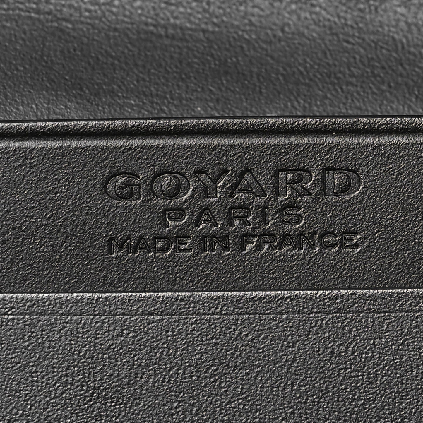 Goyardine Business Card Holder Black