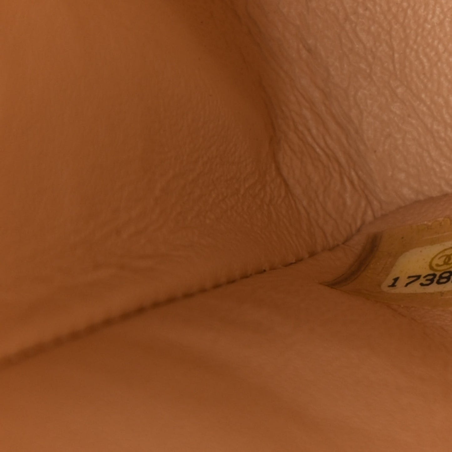 Caviar Quilted Jumbo Double Flap Light Beige