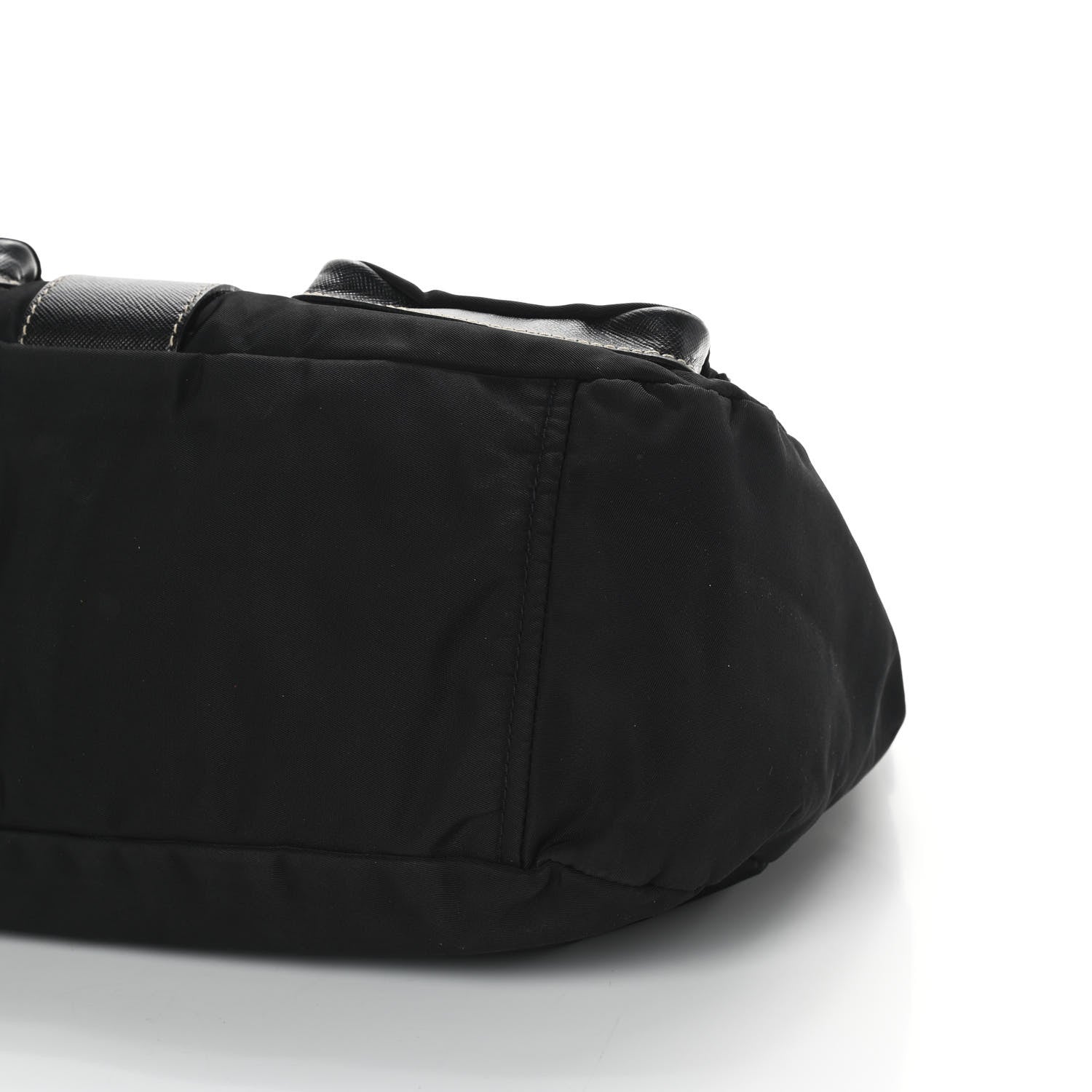 Prada Nylon Saffiano Vela Messenger Bag Black 8 of 8