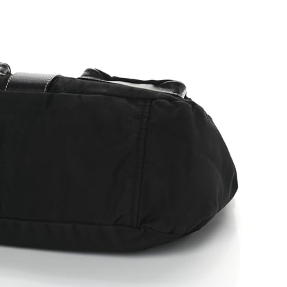Prada Nylon Saffiano Vela Messenger Bag Black 8 of 8