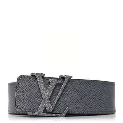 Louis Vuitton Taiga 35mm LV Initiales Belt 95 38 Glacier 1 of 8