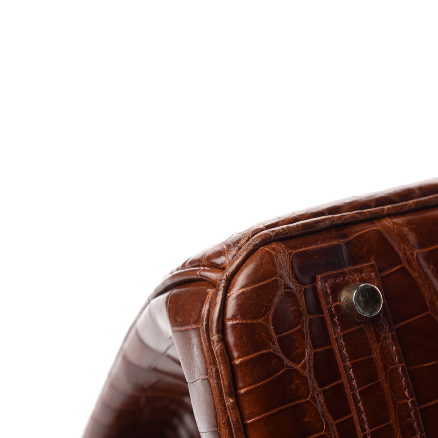 Hermes Shiny Porosus Crocodile Birkin 35 Etrusque 8 of 19
