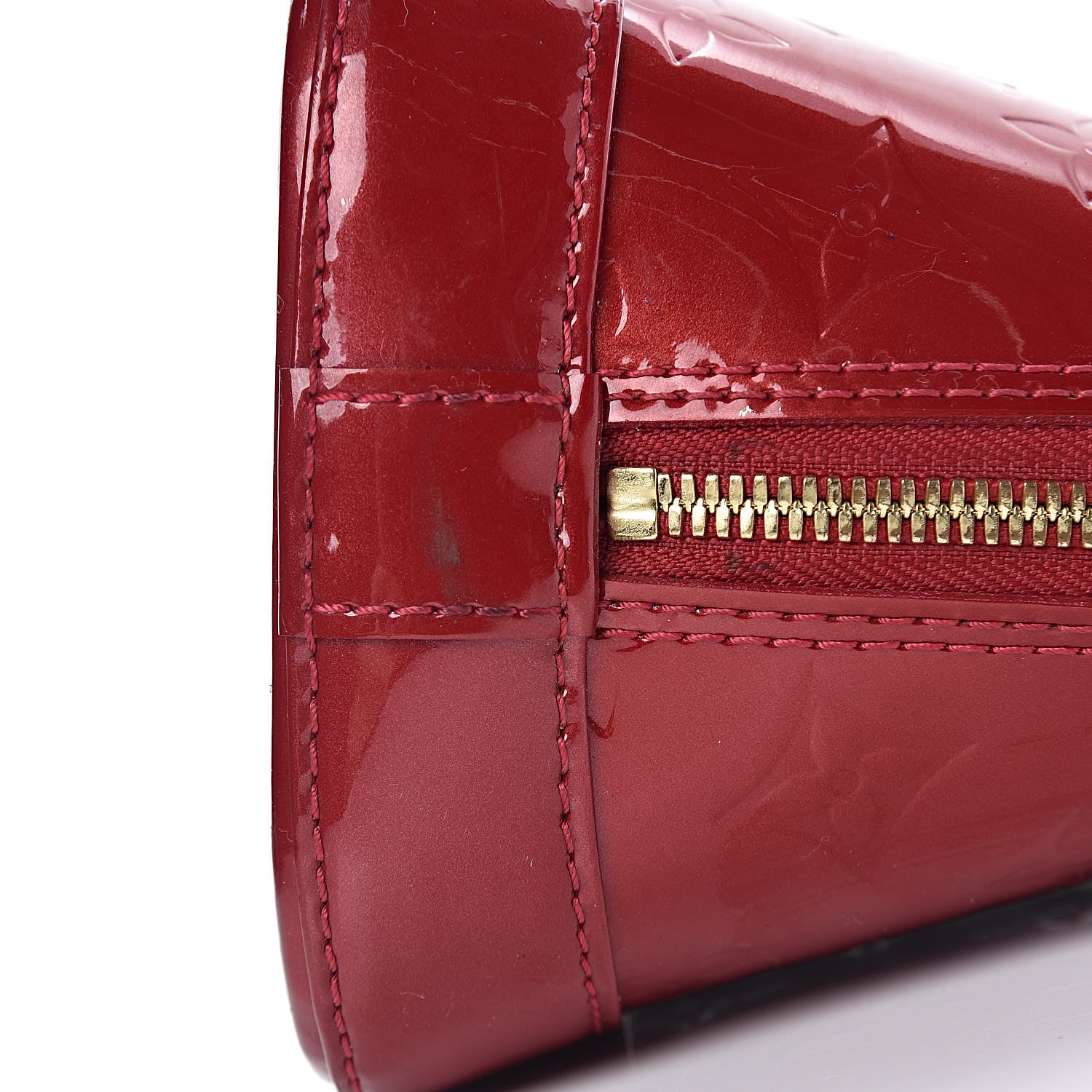 Louis Vuitton Vernis Alma BB Pomme D'Amour 14 of 17