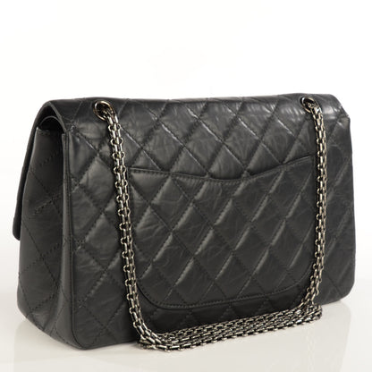 Chanel Aged Calfskin Quilted 2.55 Reissue 227 Flap Dark Grey 5 of 14
