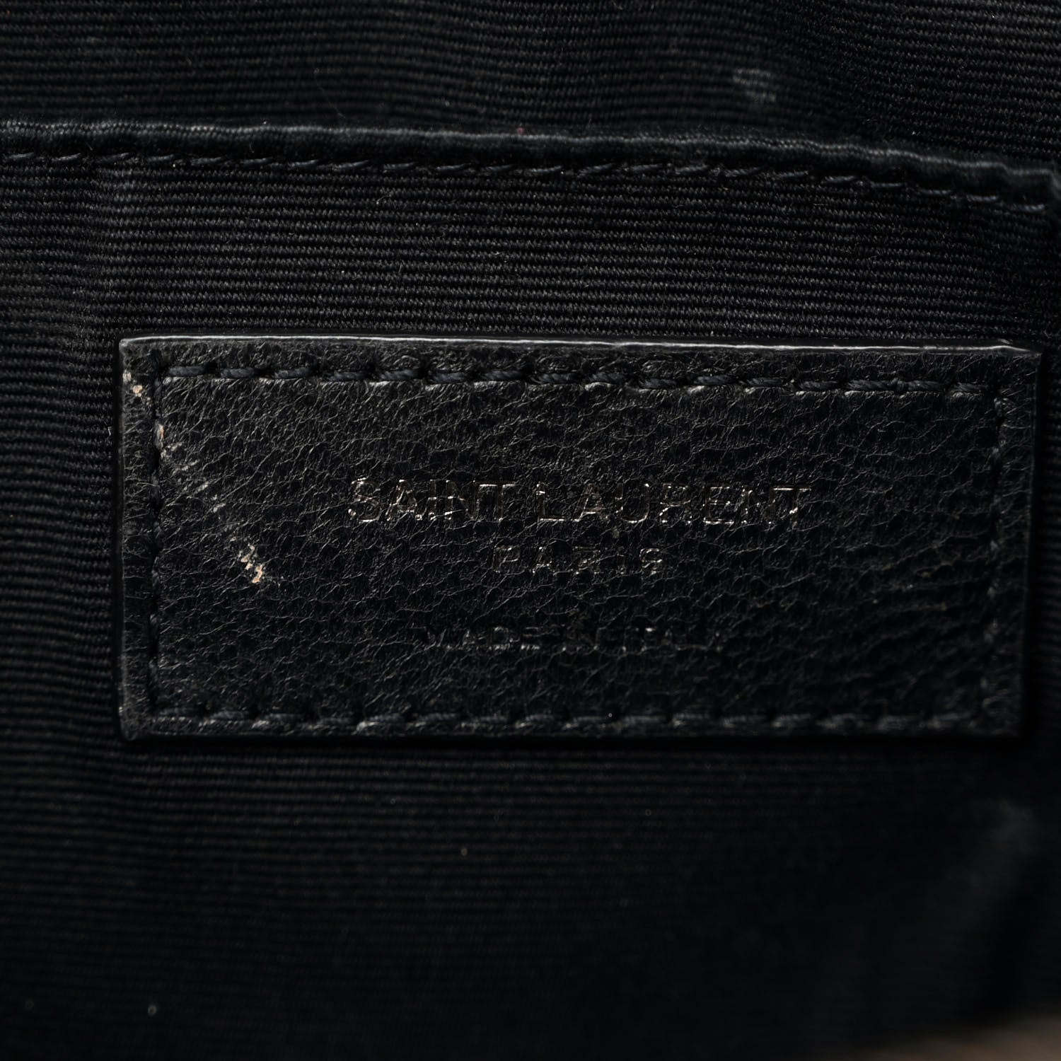 Saint Laurent Calfskin Matelasse Monogram Monochrome Lou Camera Bag Black 6 of 10