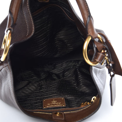 Prada Cervo Antik Hobo Bruciato 5 of 8