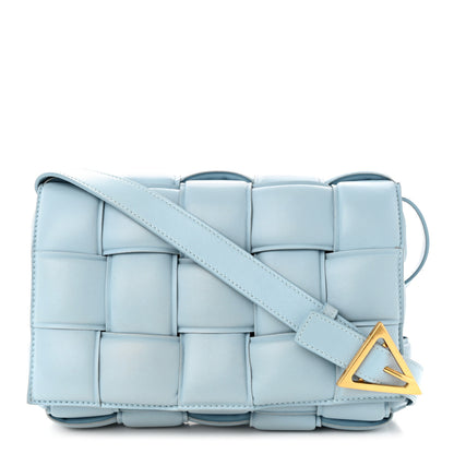 Bottega Veneta Nappa Maxi Intreccio Padded Cassette Crossbody Bag Ice 1 of 10