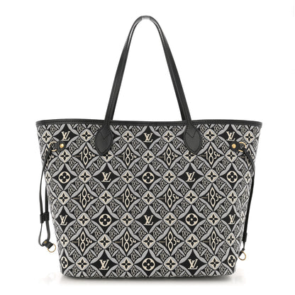 Louis Vuitton Jacquard Since 1854 Neverfull MM Grey 1 of 10