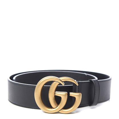 Gucci Calfskin Double G 40mm Belt 80 32 Black 1 of 7