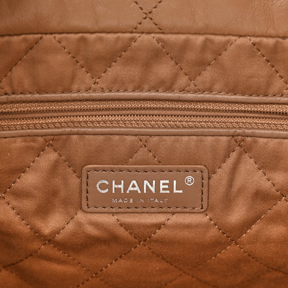 Chanel Shiny Calfskin Quilted Chanel 22 Camel 7 of 11