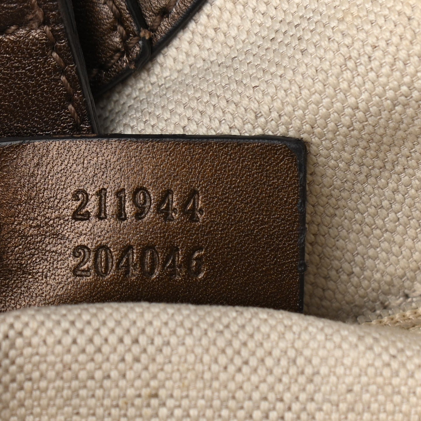 Metallic Guccissima Medium Sukey Tote Bronze