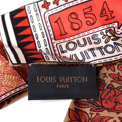 Louis Vuitton Silk Jeu De Louis BB Bandeau Beige 3 of 4