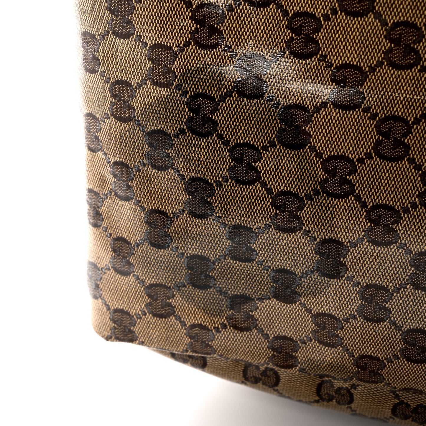 Crystal Monogram Web Large Carry On Duffle Bag Brown