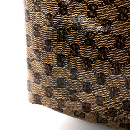 Gucci Crystal Monogram Web Large Carry On Duffle Bag Brown 11 of 12