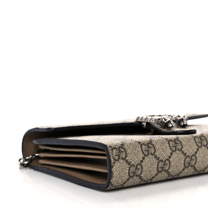 Gucci GG Supreme Monogram Mini Dionysus Chain Wallet Beige Taupe 9 of 13
