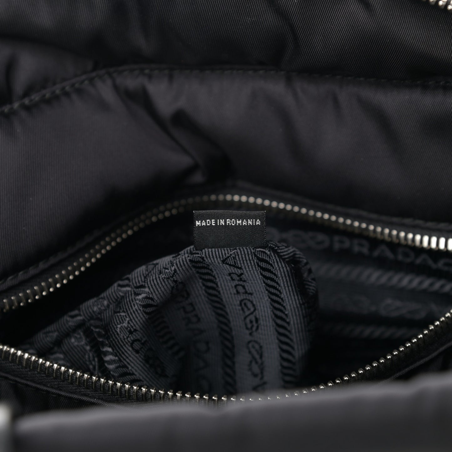 Tessuto Nylon Bomber Tote Black