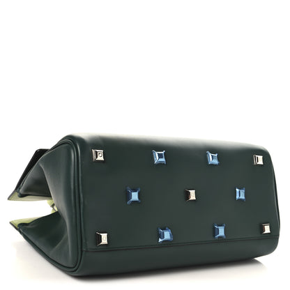 Salvatore Ferragamo Calfskin The Studio Bag Pine Absinthe 4 of 12